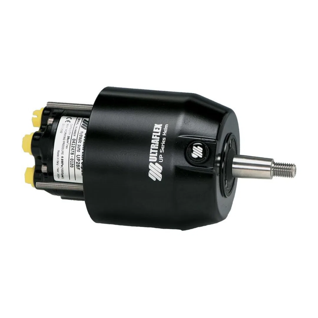 UP28FM – UFLEX USA Boat Steering System Helm, 1.7 Cubic Inc Front Mount Helm Pump Hydraulic Steering Features Ball Be...